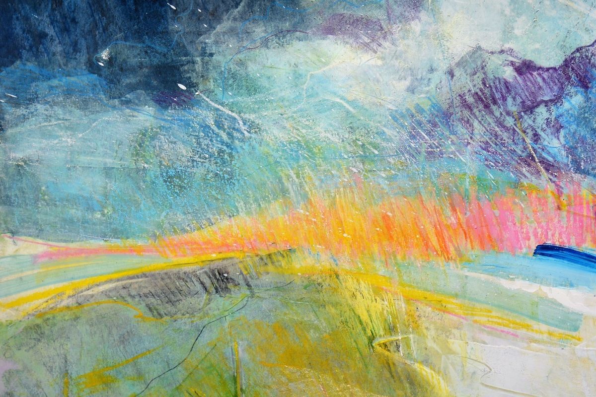 Local Artist Spotlight Colorful Abstract Landscapes Sarasota Magazine