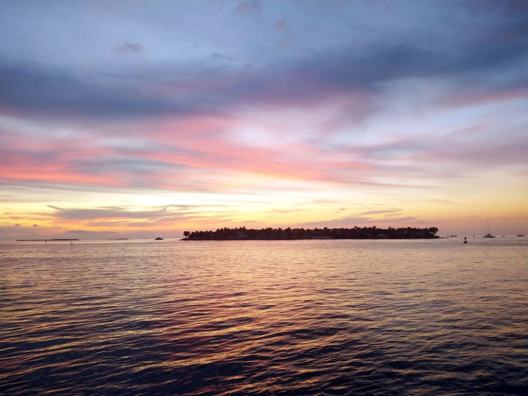 One of Key West's beautiful sunsets.