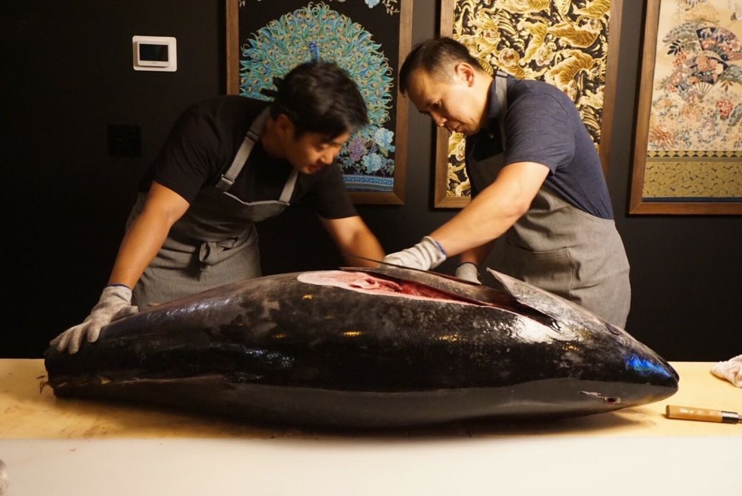 A 170-pound bluefin tuna will be flown in from Spain the day before the dinner.