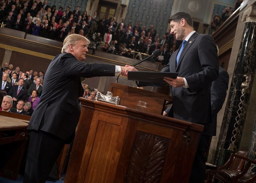 Trump paul ryan hi9esn