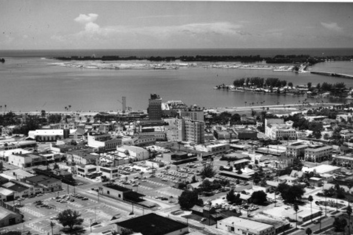 Historical Photo of Downtown Sarasota Sarasota Magazine