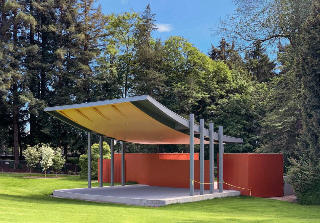 The new ampitheater at Volunteer Park.
