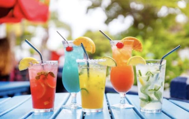 Summer mocktail options at Siesta Key Oyster Bar.