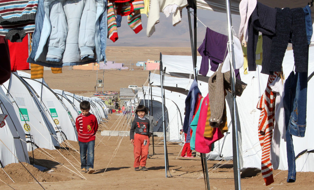 Shelterbox tents in iraq mdvclk