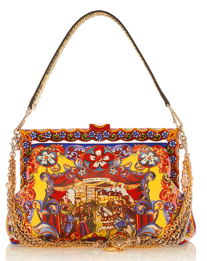 Large dolce gabbana multi multicolored vanda shoulder bag 2 ngfdmb