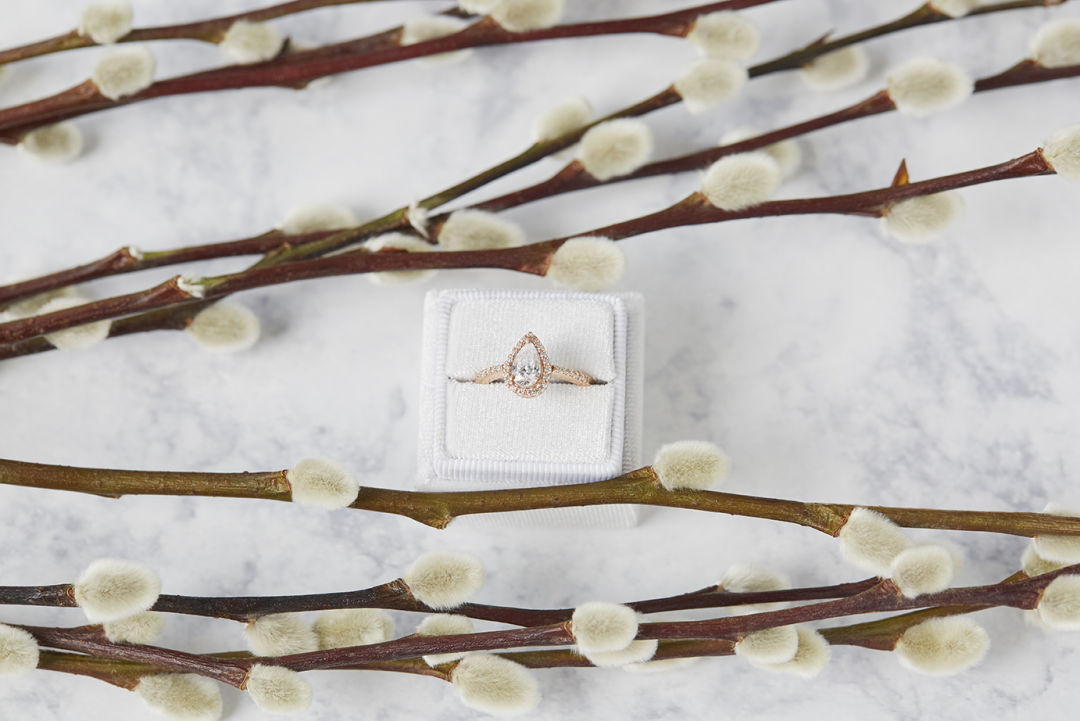 Lab-grown diamond ring