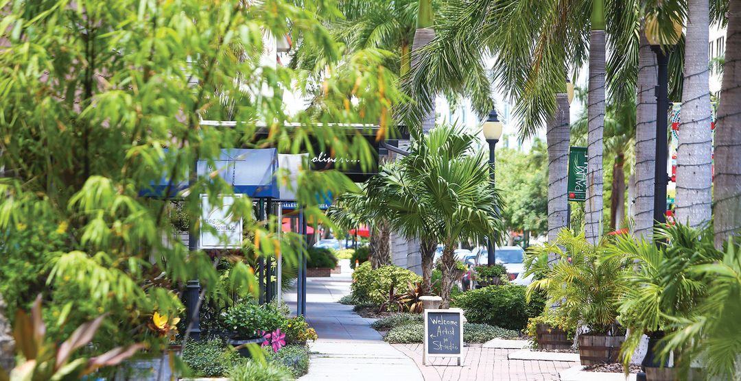 A gallery walk down Palm Avenue and Main Street is a perfect activity on a sunny day