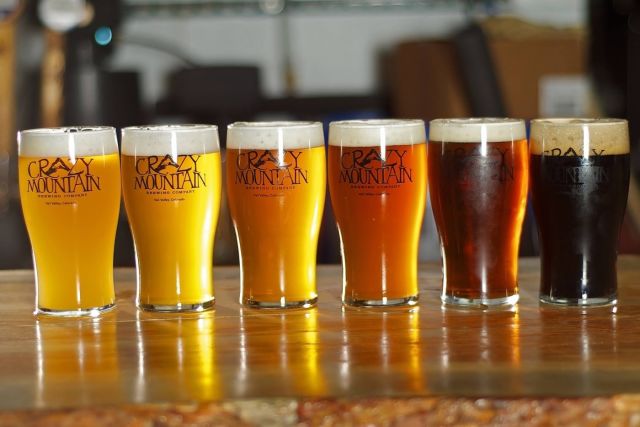 Crazy mountain brewery tap takeover pint night denver bicycle cafe tlkw9n