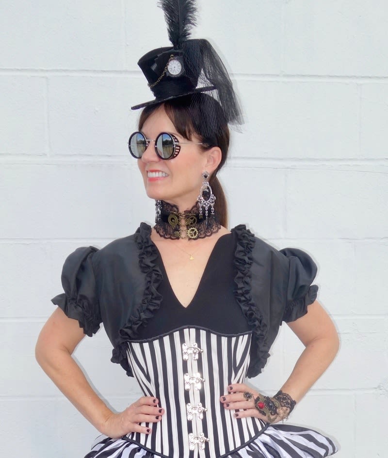 Black Steampunk Dress - Steampunker