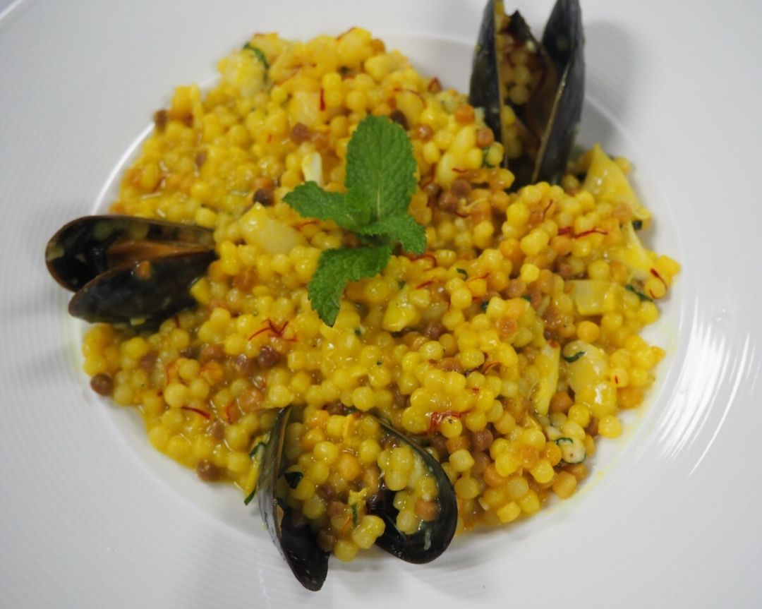 Mare fregola at Fiorella Italian Bistro.