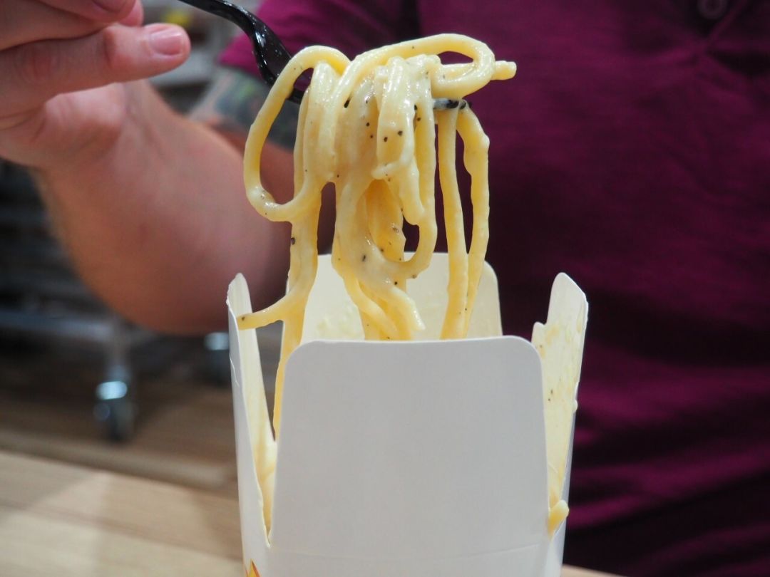 Bigoli cacio e pepe at DalMoros.