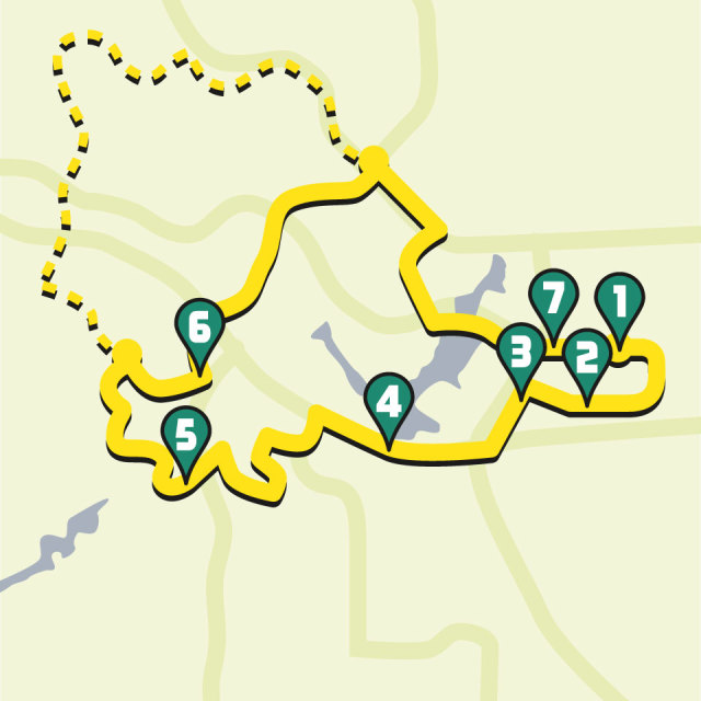 0715 bicycling routes 4 into the woods xh1mny