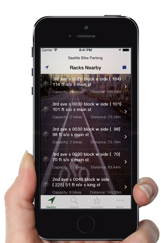 Seattle bike parking app lp3z5y