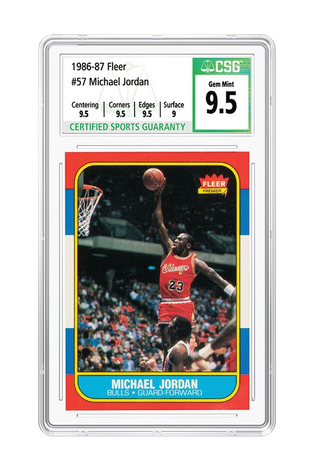 Michael Jordan's rookie card