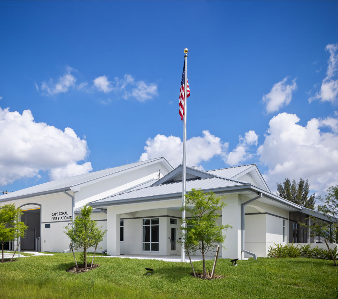 Exterior picture of the Cape Coral Fire Station #10