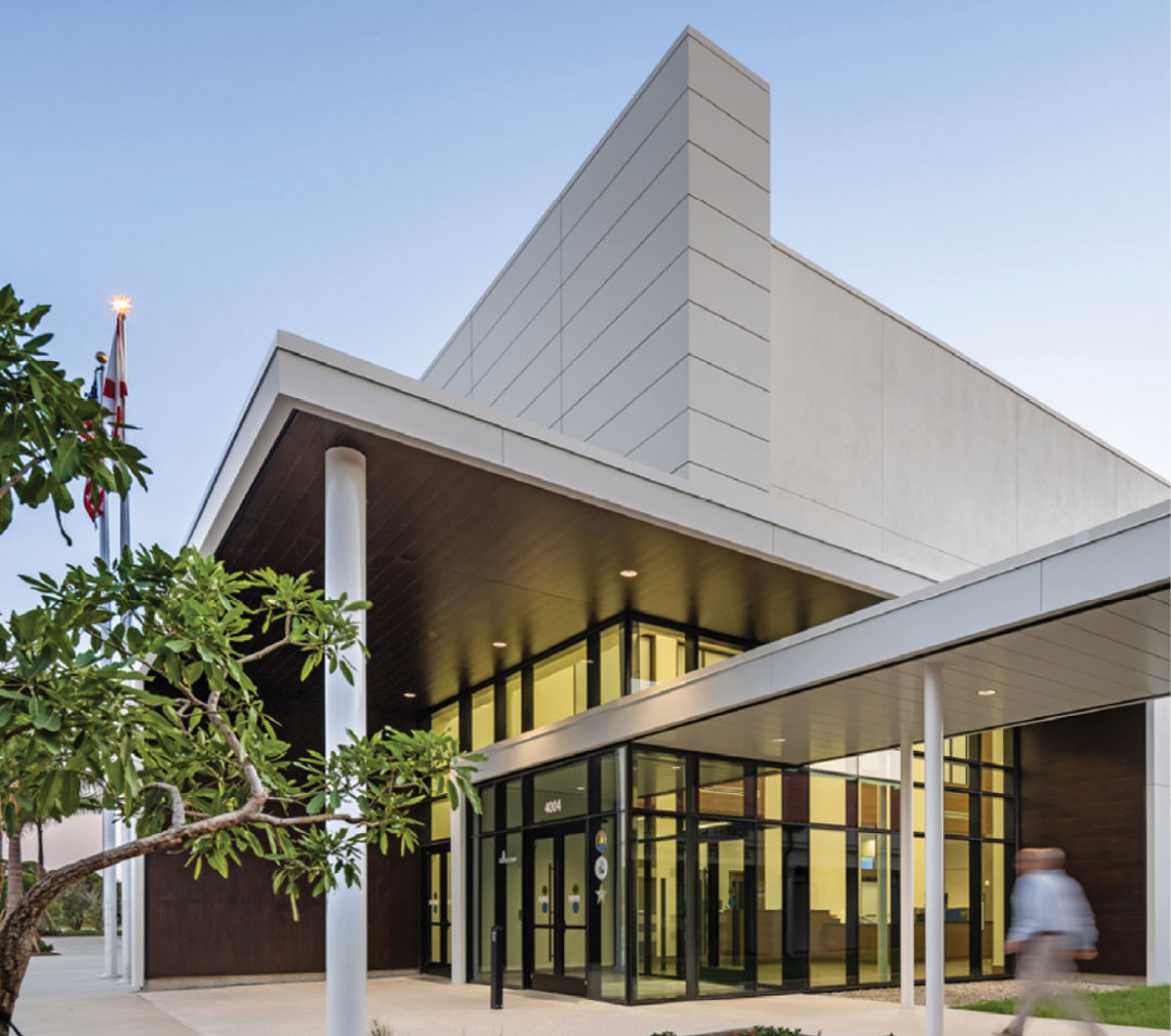 The Robert L. Anderson and South County Courts in Venice are among the public works designed by Sweet Sparkman Architects & Interiors.