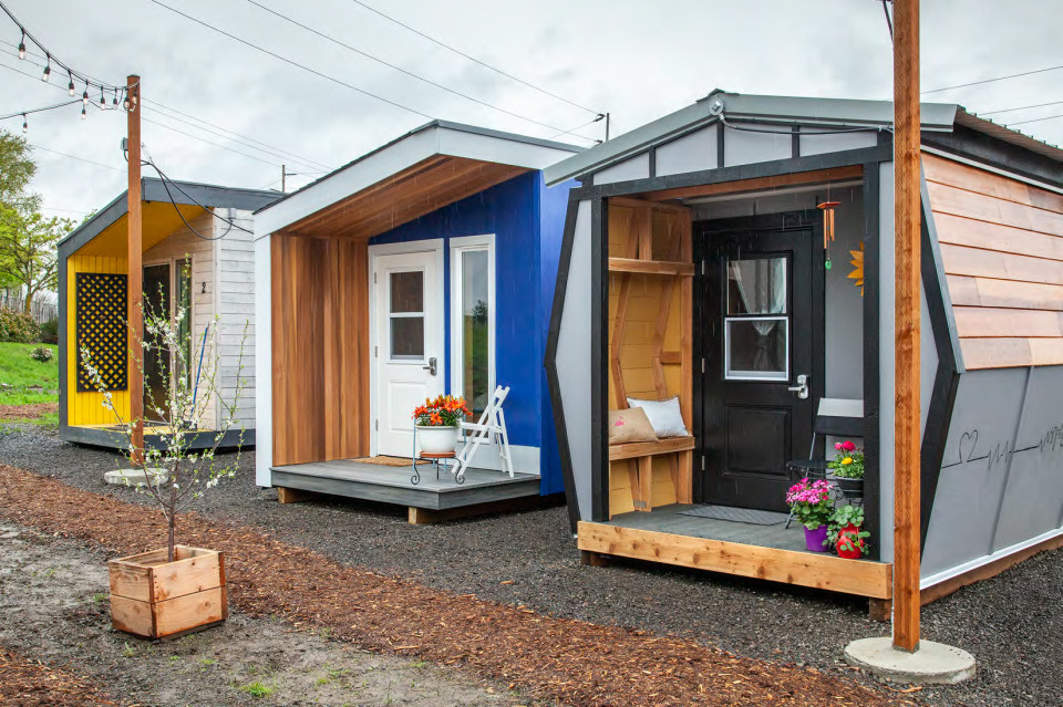 These Tiny Home Inspired Sleeping Pods Provide Shelter For Portland S Homeless Women Portland Monthly