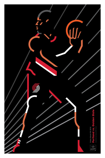 Drool Over These Limited Edition Blazers Game Day Posters From Local Artists Portland Monthly