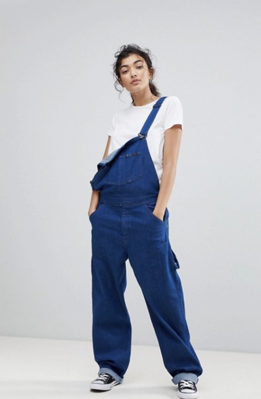 Женский Джинсовый Полукомбинезон Купить