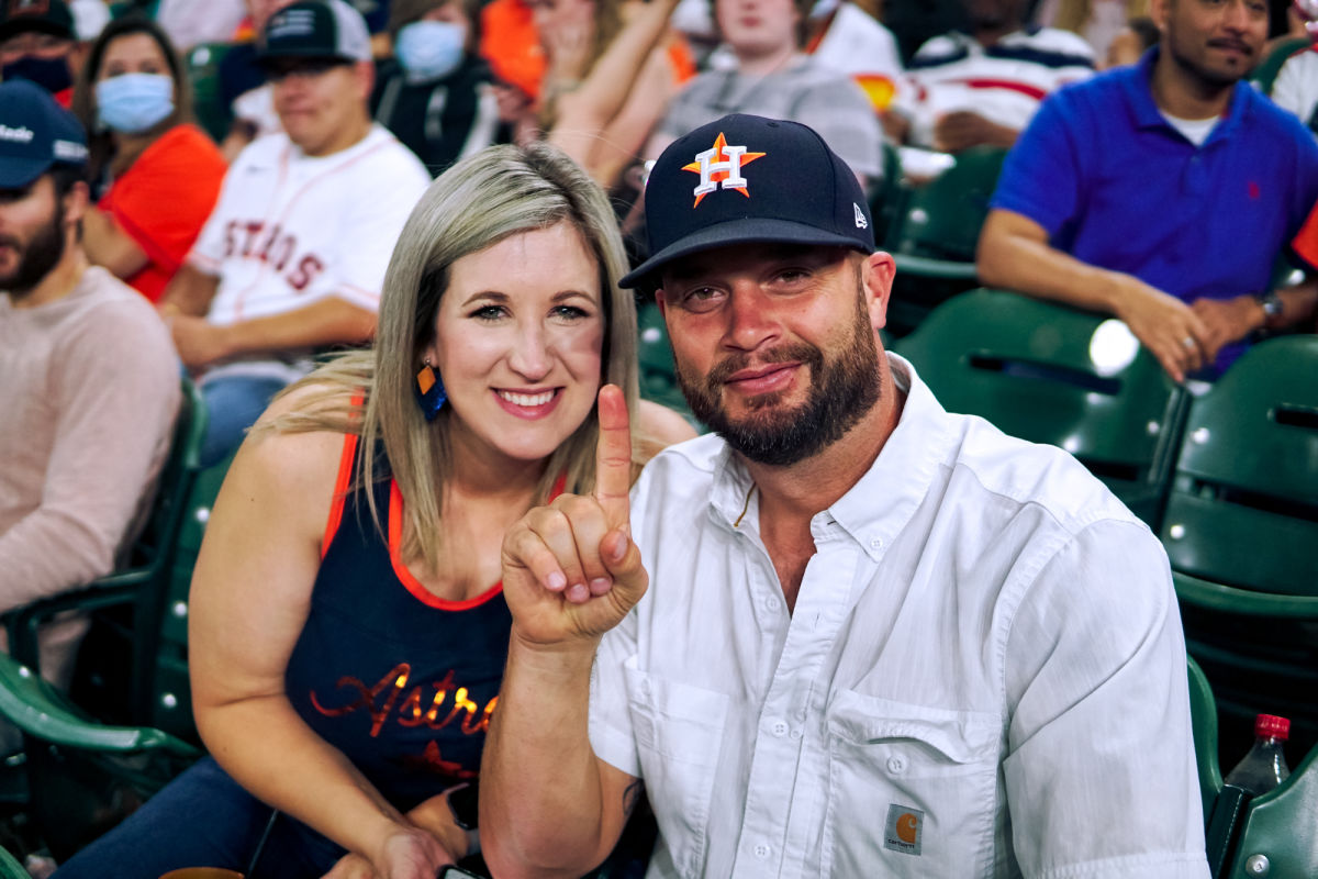 George Springer Had a Houston Homecoming at Friday's Astros Game