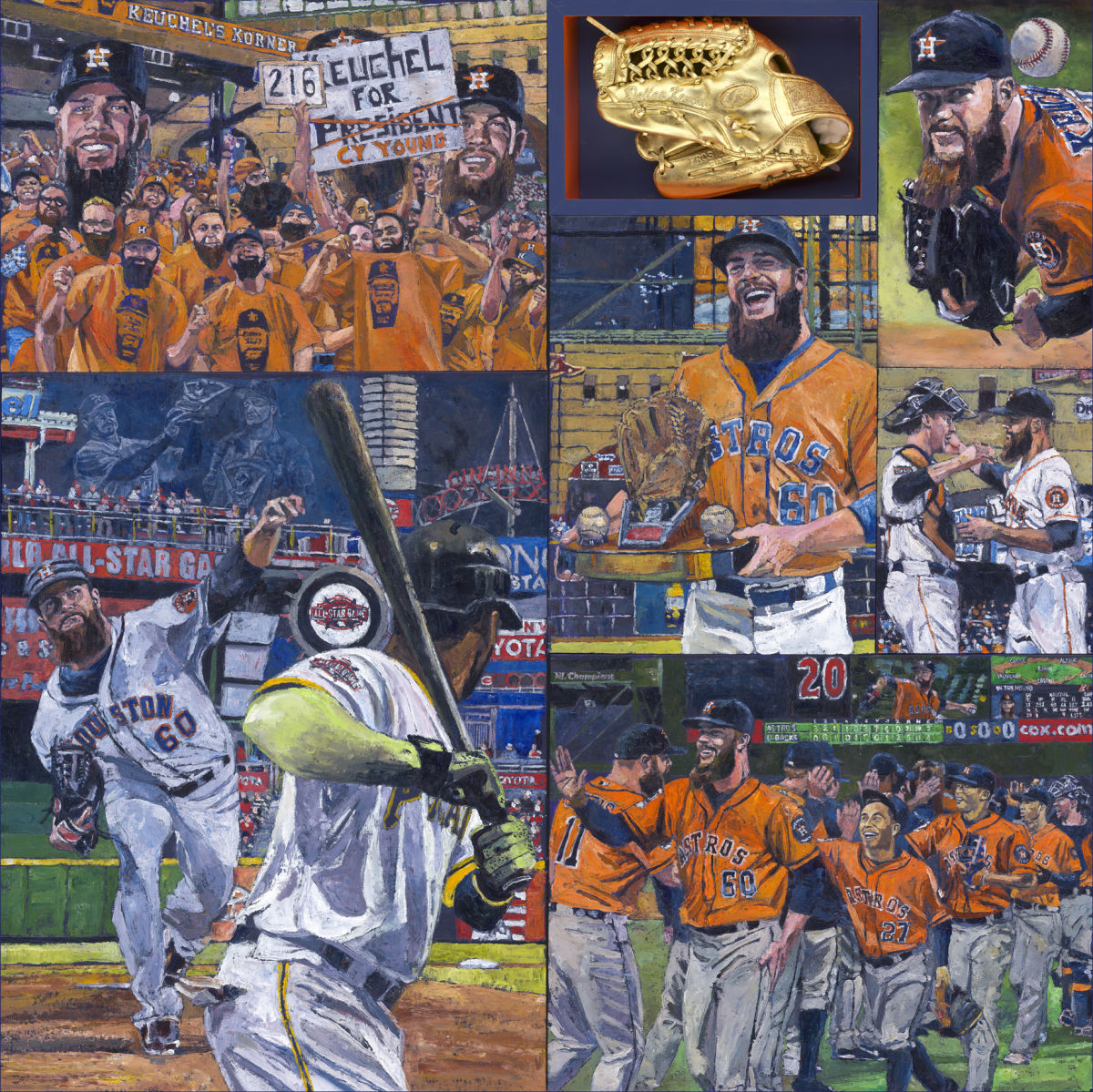 Houston Astros 2017 World Series Celebration fine art print