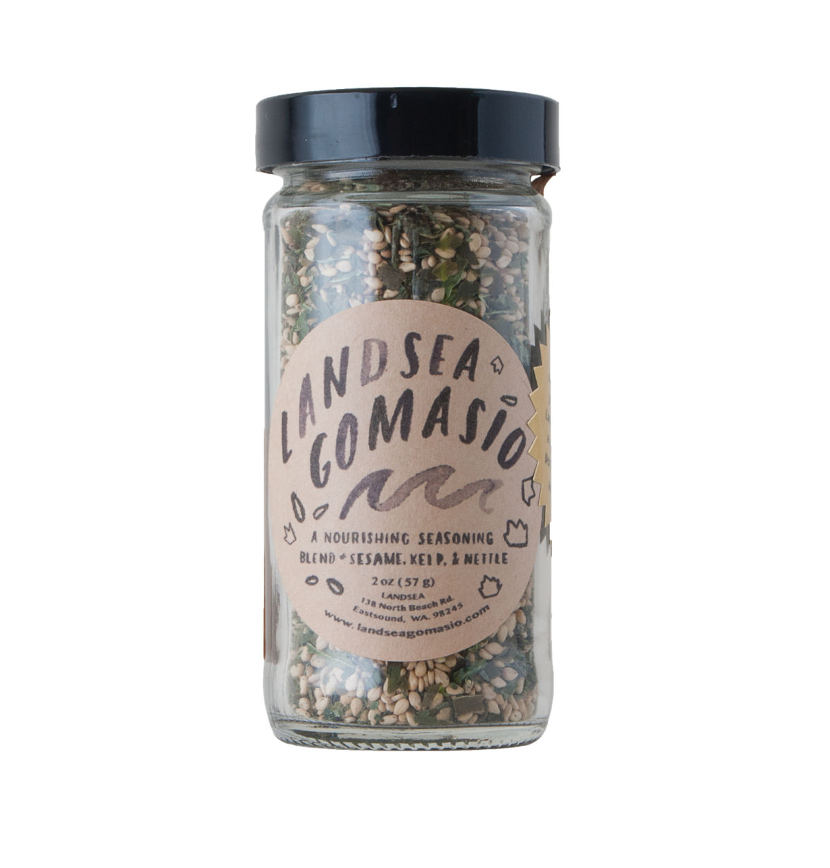 Gomasio Seasoning Blend, 2 oz, Landsea Gomasio