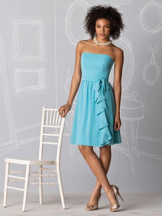 Aqua Teal Short Dresses