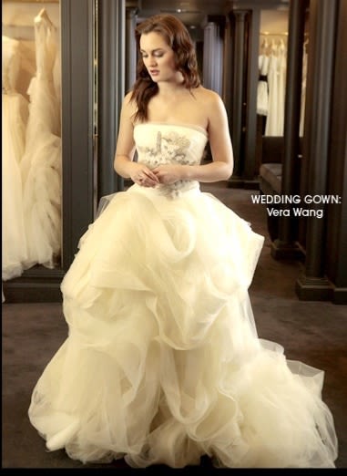 Spotted: 'Gossip Girl' Blair Waldorf Wears Our Vera Wang Cover Gown! | Park  City Magazine