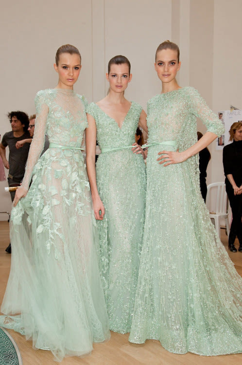 mint green wedding dresses