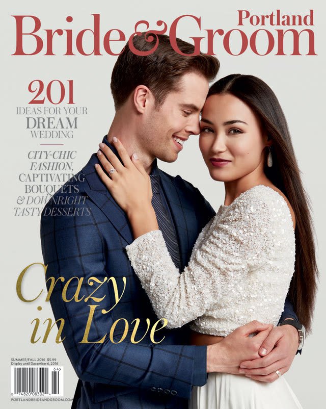 Fall 2016 Cover Of Portland Bride Groom Magazine Pacific