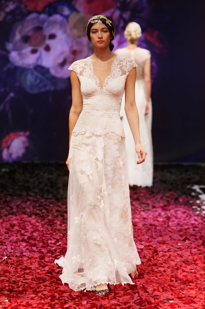 Claire Pettibone 'Raven' wedding dress, Still Life