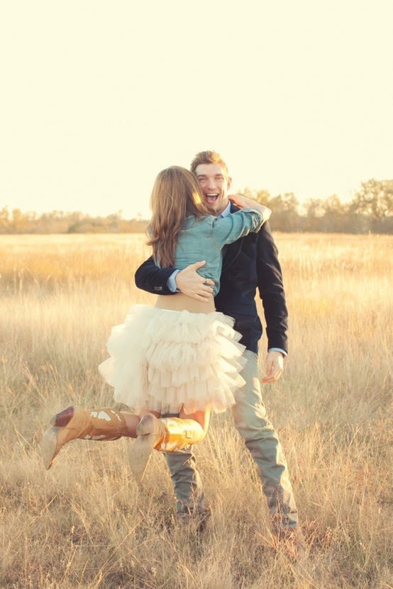 denim jacket with wedding dress