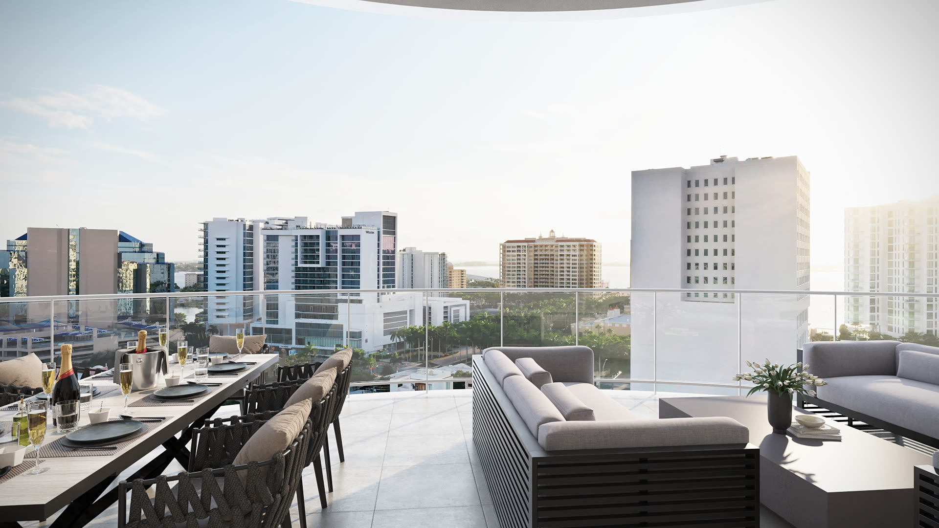 Picture of Rooftop Pool |Downtown Miami | Condo + Den | Condo in Miami