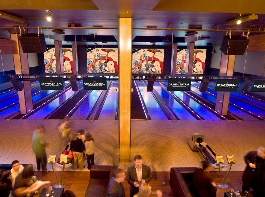 Bowling in Grand Central Terminal