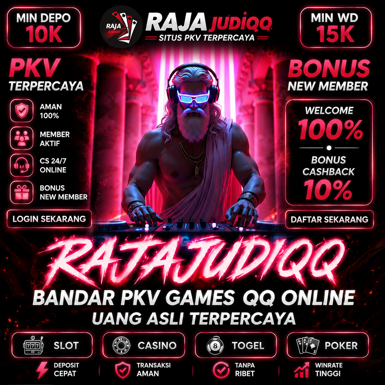 RAJAJUDIQQ : SITUS PKVGAMES BANDARQ DOMINOQQ KING OF SPARTA