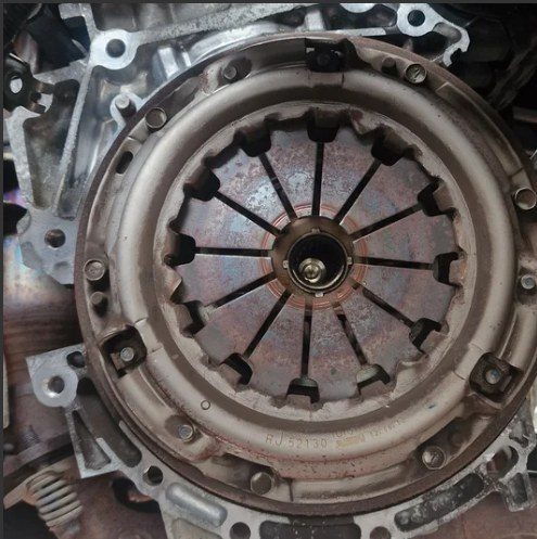 Clutch plate close up