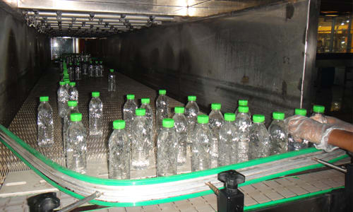 Labeling and packing section