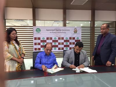Agreement between Bangladeshi leading business Conglomerate ACI and Dr. Kamrul Ahsan