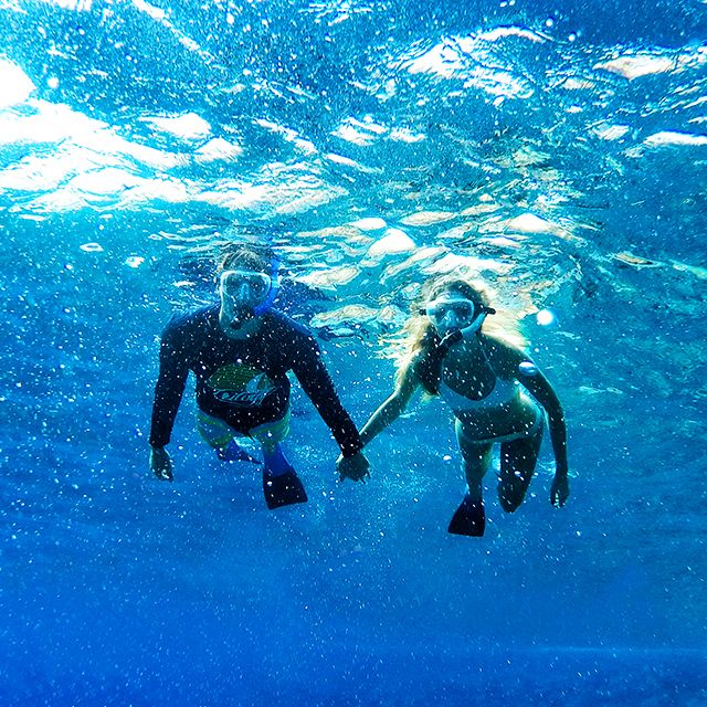 snorkel cruise to molokini