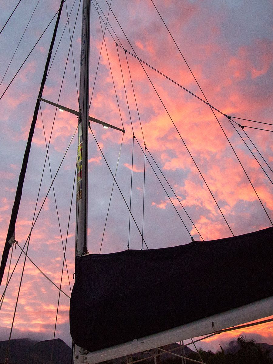 gallery4 trilogy boat sails in sunset