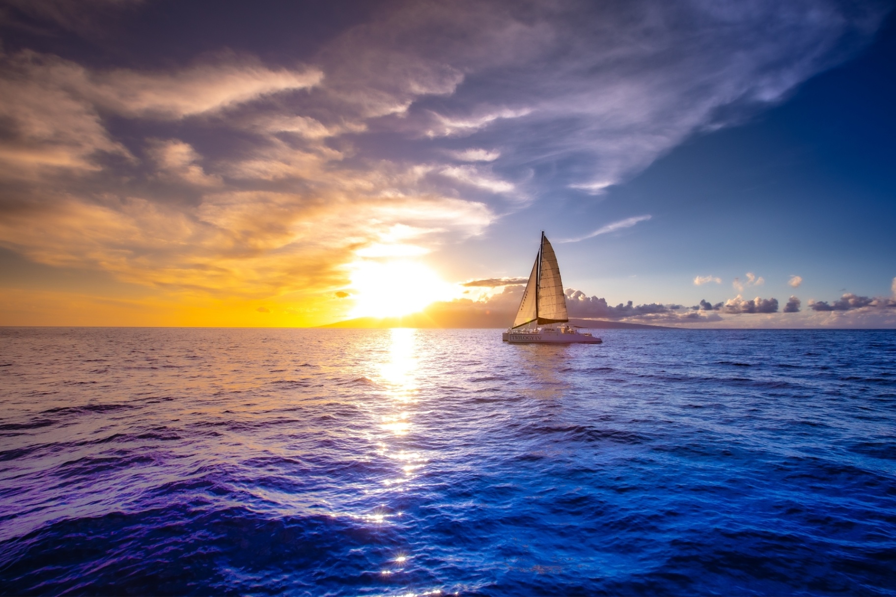 sunset sail on maui