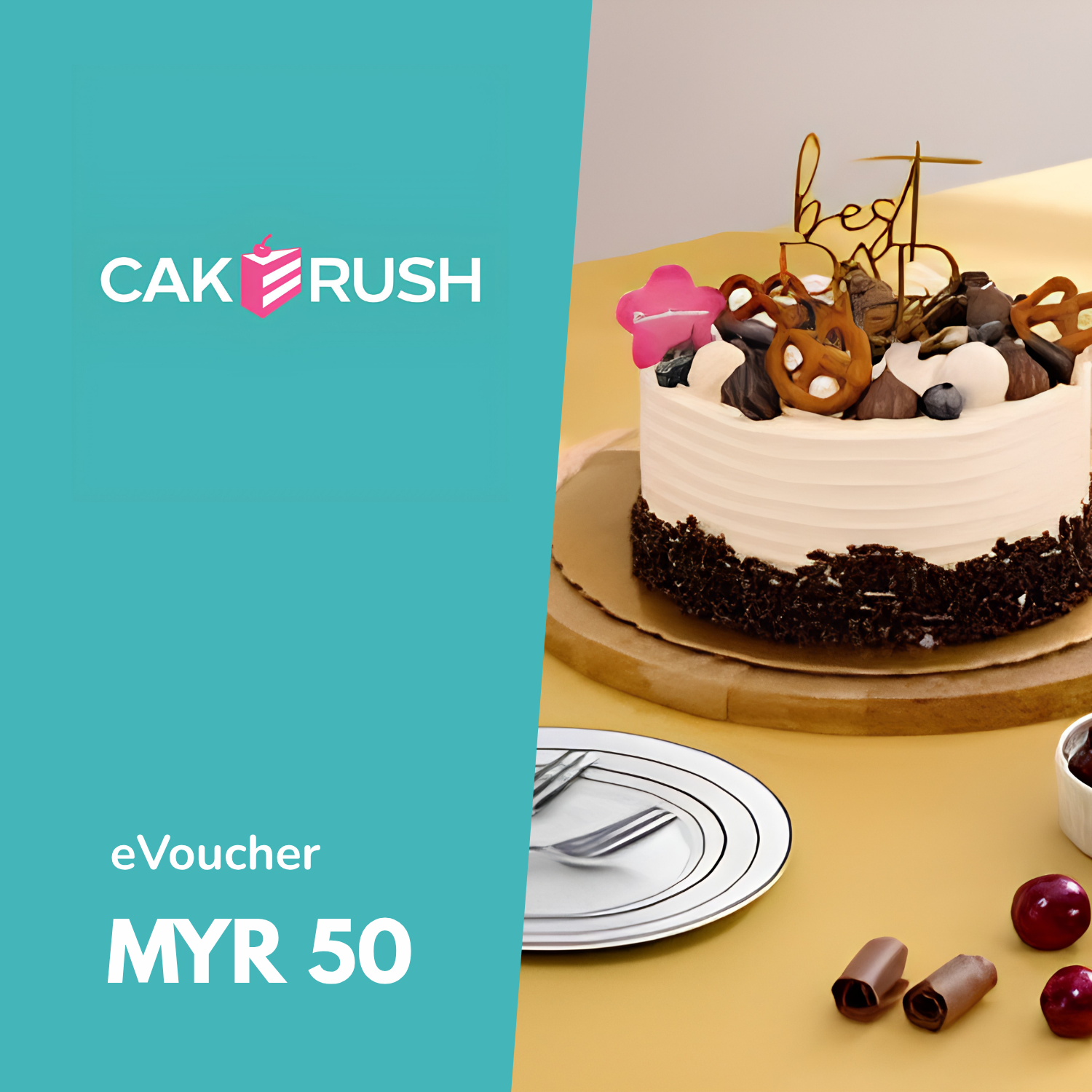 CakeRush MYR 50 Voucher
