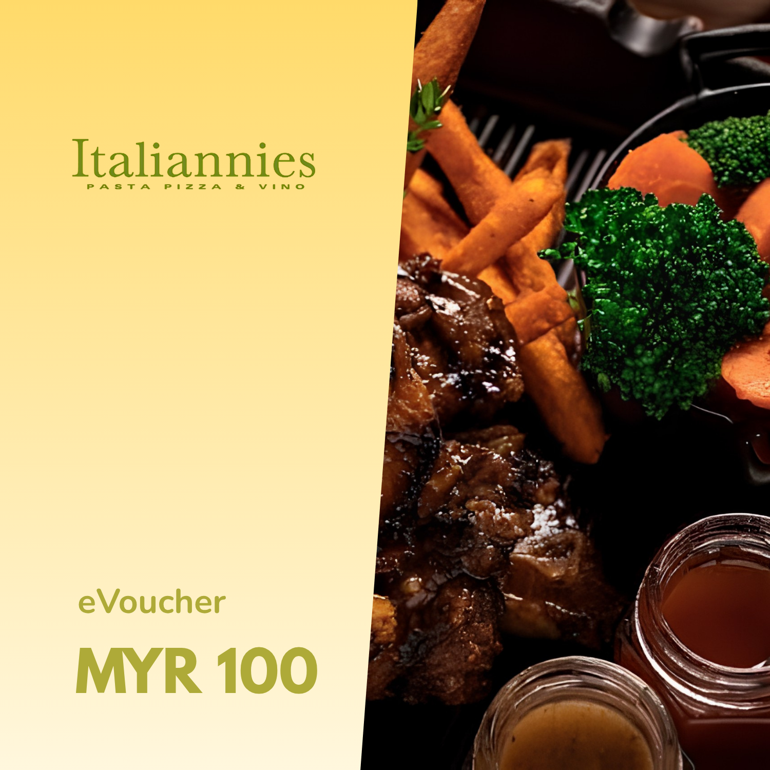 ITALIANNIES MYR 100 Voucher