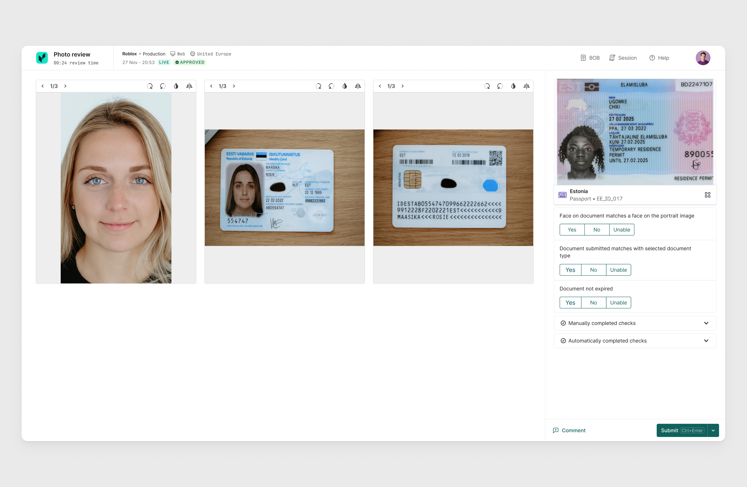 Verification tools