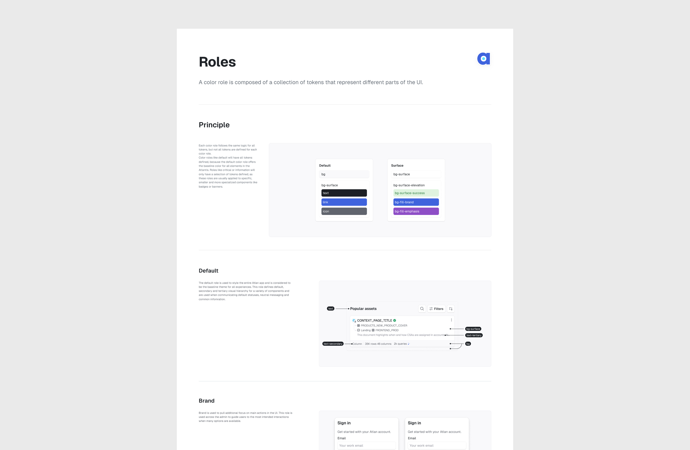 Roles
