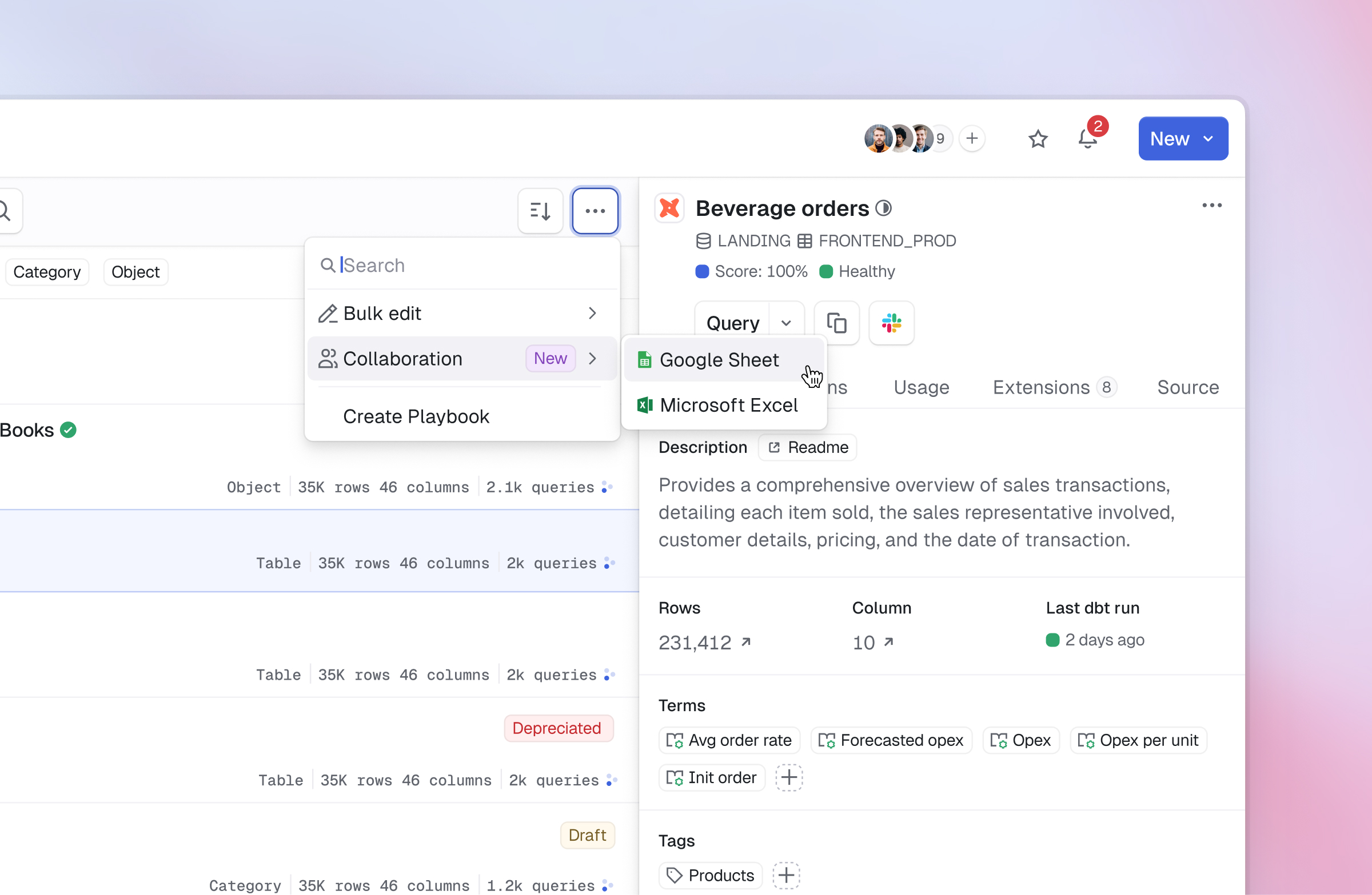 Atlan needed to serve business users, not just data experts, to drive growth. Instead of forcing users to learn our interface, I brought Atlan into Google Sheets and Chrome via extensions. This increased metadata enrichment by 40%.