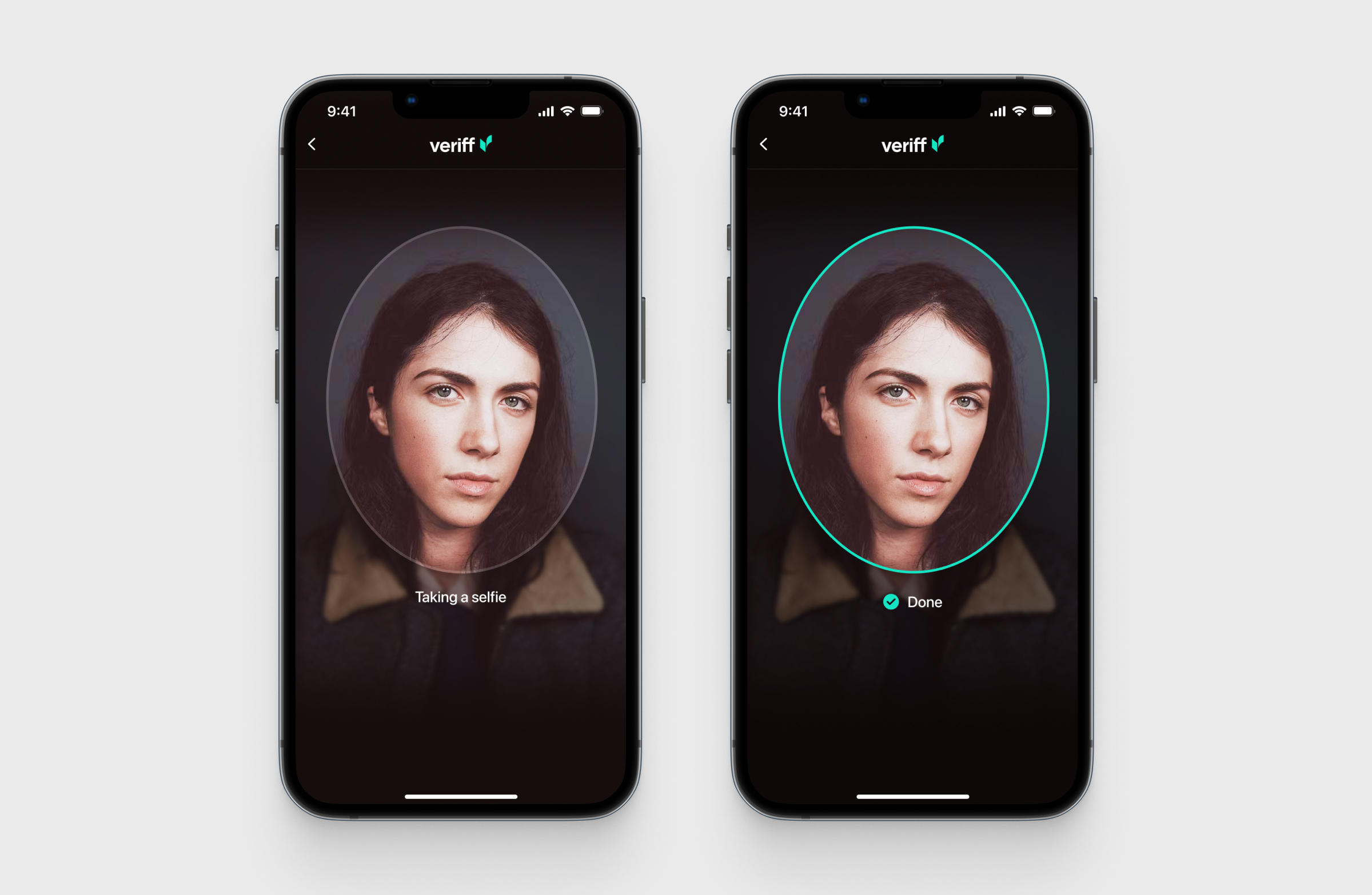 Automatically capturing the selfie image.