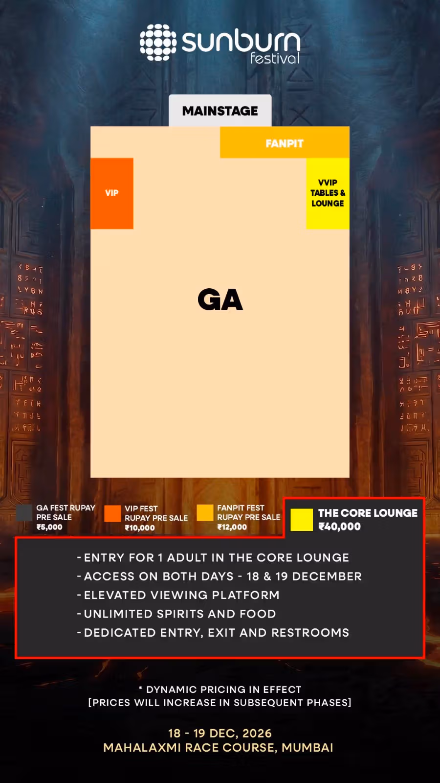 Sunburn Festival Ft. The Chainsmokers layout