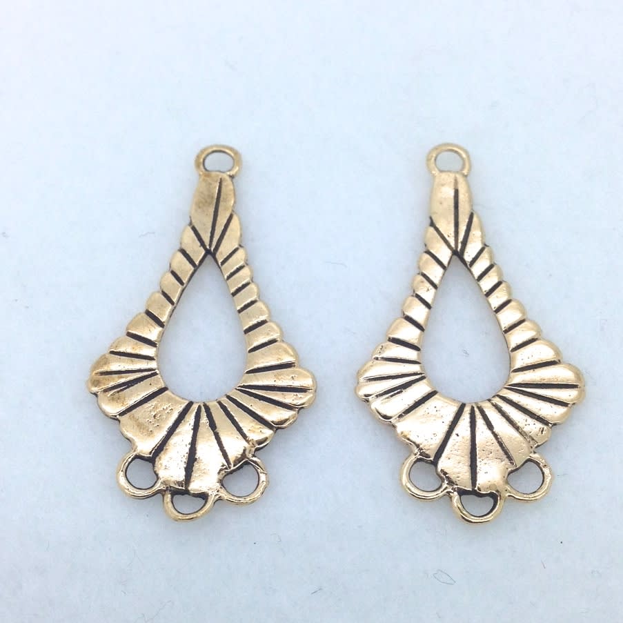 EF5 bronze earring finding Saki Silver