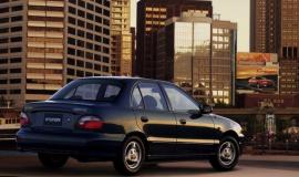 Фото Hyundai Accent 1.5 88hp AT (с 1994 по 1999 годы)